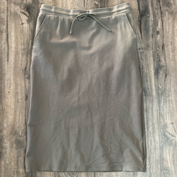 Inherit Clothing Co Dresses & Skirts - Inherit Clothing Co Jordan Midi Skirt Size Small Dusty Olive Green